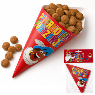 Kantong Kerucut Pepernoten Sinterklas & Piet (36 pcs)