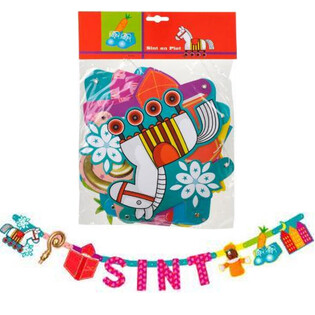 Gantungan Sinterklaas dan Piet - Panjang 1,5 M (12 pcs)