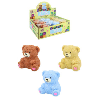 SQUISHY BERUANG SQUEEZY - WARNA CAMPUR - DALAM DISPLAY (12 pcs)