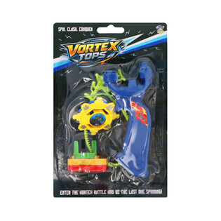 Gasing Peluncur Spinner Battle pada Kartu (6 pcs)