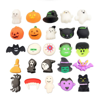 MIX MAINAN SQUISHY HALLOWEEN DALAM EMBER (25 pcs)