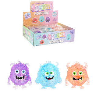 SQUEEZE MONSTERS - CAMPUR WARNA - DALAM DISPLAY (12 Pcs)