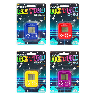 KONSOL GAME RETRO SAKU DENGAN GANTUNGAN KUNCI - 26 GAME (6 pcs)