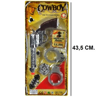 MAINAN SET COWBOY DENGAN KARTON - MODEL 5 (6 pcs)