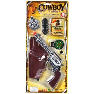 SET MAINAN COWBOY DENGAN KARTU - MODEL 2 (4 pcs)