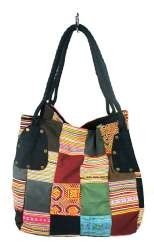 Tas Patchwork Besar B-FAIR Hitam (1 pcs)