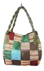 TAS PATCHWORK B-FAIR KECIL HIJAU (1 pc)