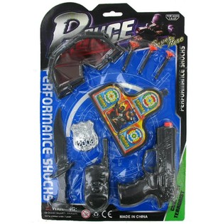 SET MAINAN POLISI POLICE FORCE EXTRA DI KARTU (5 pcs)