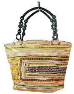 Art.nr: 97737 - Tas B-FAIR Beads Hitam/Pelangi (1 pcs)