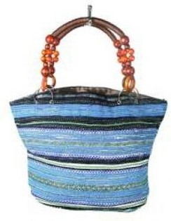 TAS B-FAIR BEADS COKELAT/BIRU (1 pc)