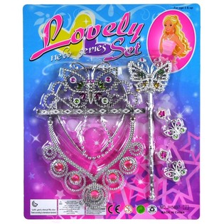 SET AKSESORIS PUTRI LOVELY DENGAN KARTU (6 pcs)