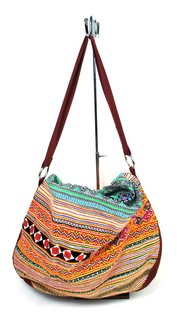 Tas Sadle B-Fair Oranye/Kotak-kotak (1 pc)