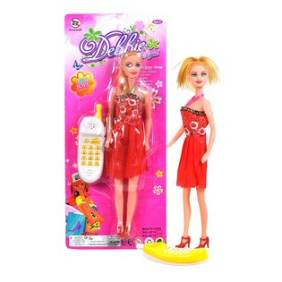 BONEKA DEBBY DENGAN TELEPON DI KARTU (6 pcs)
