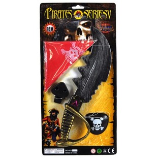 Set Mainan Bajak Laut dengan Kartu - Model 1 (6 pcs)