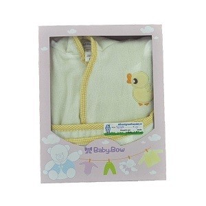 Jubah Mandi Anak BABY BOW Kuning | Grosir B2B