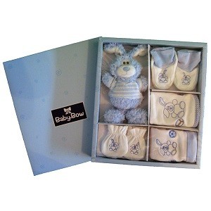 BABY BOW Set Kado Bayi Lahir 5 Pcs - Laki-Laki
