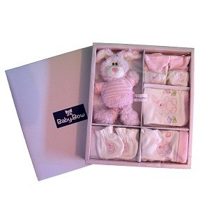 Set Hadiah Lahiran 5-Piece BABY BOW - Perempuan