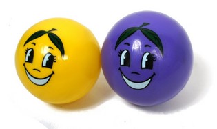 2 Pcs Bola Karakter Lucu dalam Jaring (12 set)