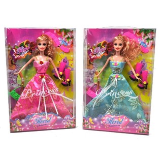 BONEKA DENGAN AKSESORIS - PUTRI BUNGA (2 pcs)