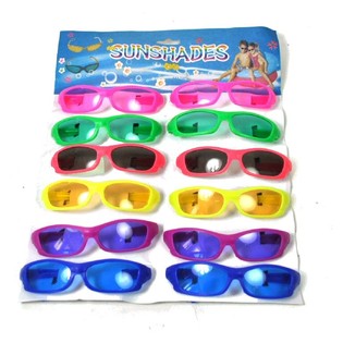 KACAMATA HITAM ANAK DENGAN KARTU - MODEL 2 (12 pcs)